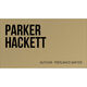 Bold Name Double Sided Shimmer Contact Cards Image 6 of 6